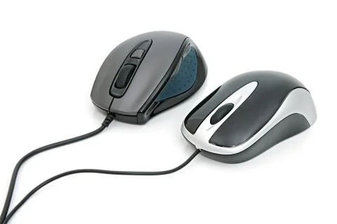 Multimedia computer mouses Stock Photos