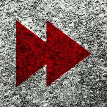 Multimedia control. Flat modern web button and space for your text. Stock Illustration