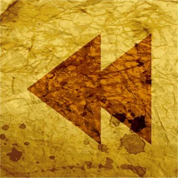 Multimedia control. Flat modern web button and space for your text. Illustrazione stock