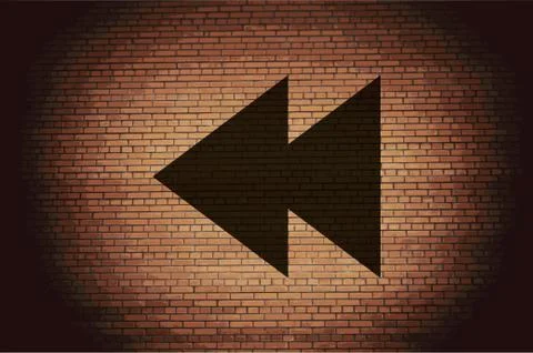 Multimedia control. Flat modern web button and space for your text. 스톡 일러스트