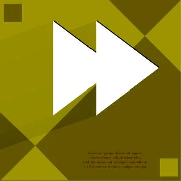 Multimedia control. Flat modern web design on a flat geometric abstract backgrou イラスト素材