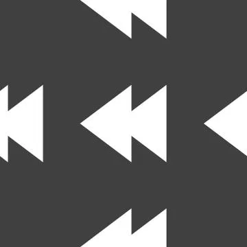 Multimedia control web icon. flat design. Seamless pattern. Stock Illustration