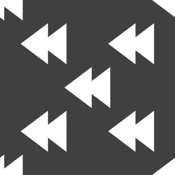 Multimedia control web icon. flat design. Seamless pattern. 스톡 일러스트