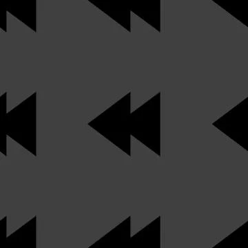 Multimedia control web icon. flat design. Seamless pattern. 스톡 일러스트