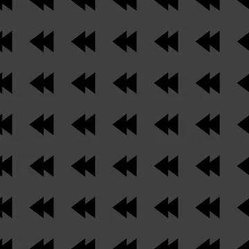 Multimedia control web icon. flat design. Seamless pattern. イラスト素材