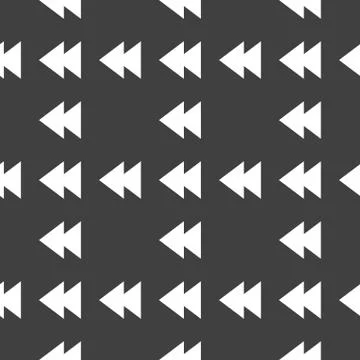 Multimedia control web icon. flat design. Seamless pattern. イラスト素材