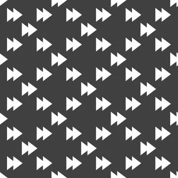 Multimedia control web icon. flat design. Seamless pattern. 스톡 일러스트