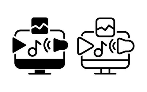 Multimedia icon design vector illustration Stock Illustration