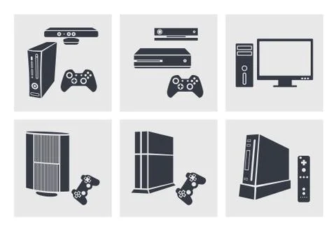 Multimedia icons Stock Illustration