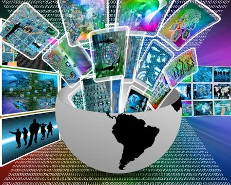 Multimedia Illustrazione stock