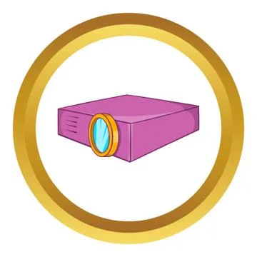 Multimedia projector vector icon Stockillustratie