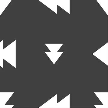 Multimedia sign icon. Player navigation symbol. Seamless pattern on a gray ba Stock Illustration