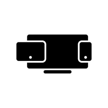 Multimedia vector icon. Illustration isolated for graphic and web design. Illustrazione stock