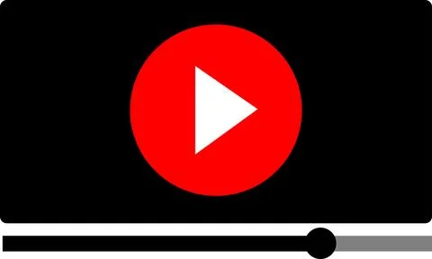 Multimedia video player shape. Live video streaming icon, broadcasting pict.. Stock Illustration