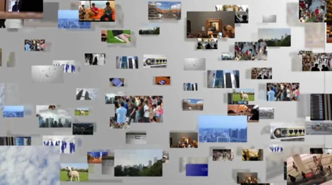 Multimedia video wall Video stock 32661072