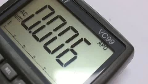 Multimeter display Video stock 11242395