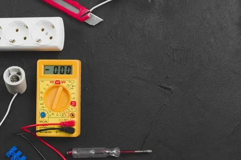 Multimeter electrical tools Stock Photos