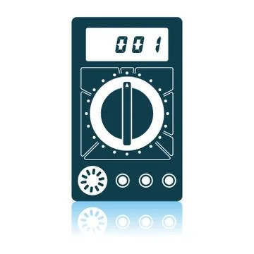 Multimeter Icon Stock Illustration