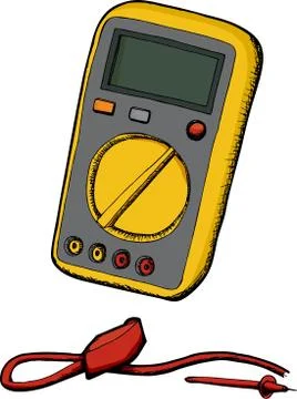 Multimeter Stock Illustration