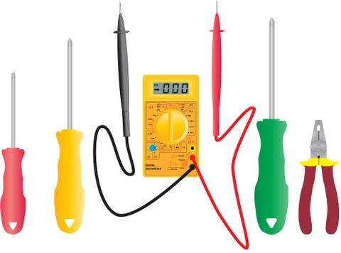 Multimeter Stock Illustration