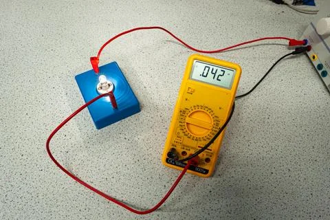 Multimeter for measurement of an electric current Stock Photos