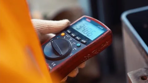 Multimeter measuring circuit Stock Footage 234495393