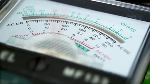 Multimeter measuring eletricity Stock Footage 104353481