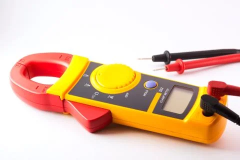 Multimeter meter in studio light Stock Photos