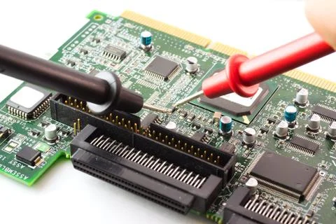 Multimeter meter in studio light Stock Photos