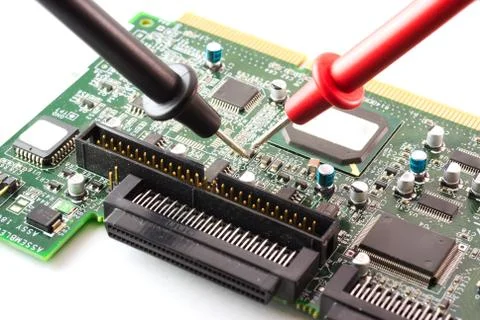 Multimeter meter in studio light Stock Photos