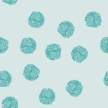 Multimeter testing electronics glyph seamless pattern Stockillustratie