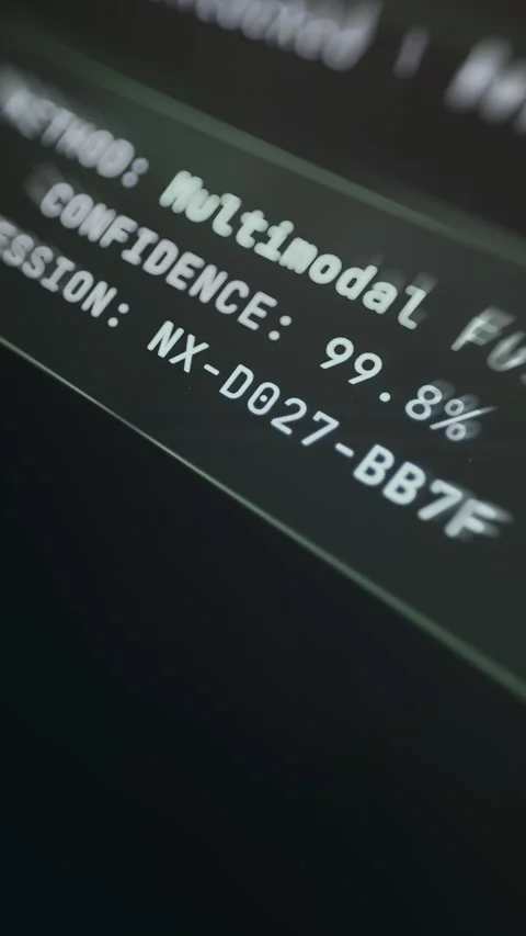 Multimodal Fusion method for authentication, high confidence level Stock Footage 335457080