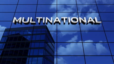 Multinational Skyscraper Office Building 3D Animation 스톡 동영상 150483064