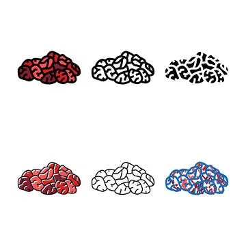 Multipack cranberry dried fruit color icon vector Stock Illustration