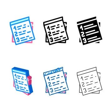 Multipack plan for day color icon vector Stock Illustration