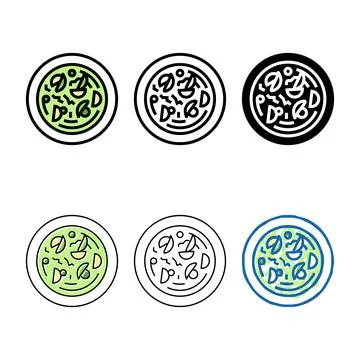 Multipack soup cabbage color icon vector Stock Illustration