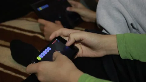 A multiplayer virtual game Vídeo Stock 58126321