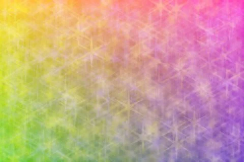 Multiple abstract defocused background, star shape bokeh pattern. 库存插图