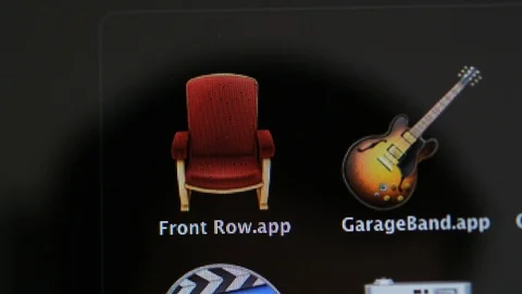 Multiple applications on Apple MacOS on Apple iMac computers Stock Footage 103116233