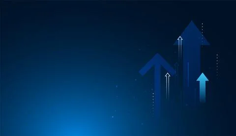 Multiple arrows ascending together represent unity, team progress, and the .. Stock Illustration