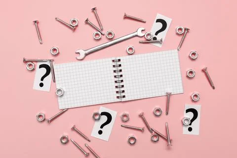 Multiple Assorted Collection Office Stationery Photo With Pens Pencils Notepads Stock Photos