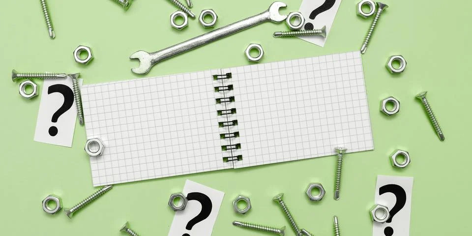 Multiple Assorted Collection Office Stationery Photo With Pens Pencils Notepads Foto stock