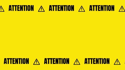 Multiple Attention Marking Tape Stock Footage 335630983