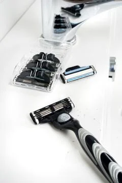 Multiple blade razor Stock Photos