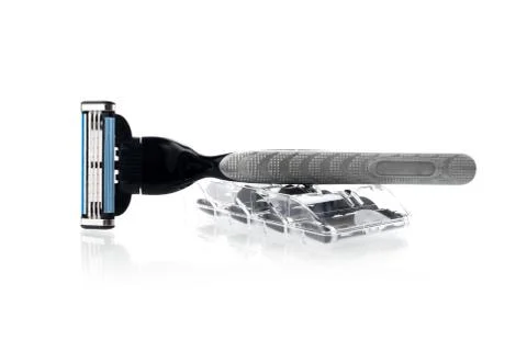 Multiple blade razor Stock Photos