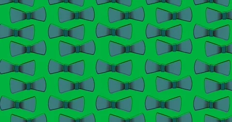 Multiple blue bow tie icons in seamless pattern against copy space on Stock Footage 318338353
