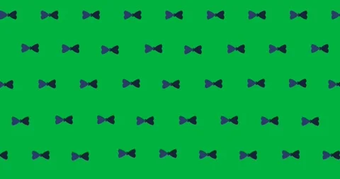 Multiple blue bow tie icons in seamless pattern against copy space on Stock Footage 318338392