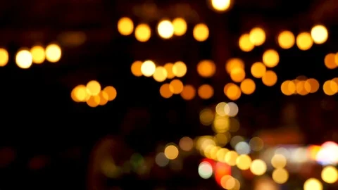 Multiple blurred defocused bokeh lights Stock Footage 94146307