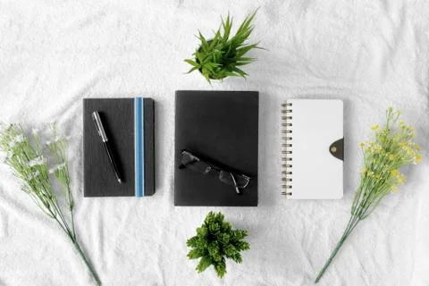 Multiple books on table Stock Photos