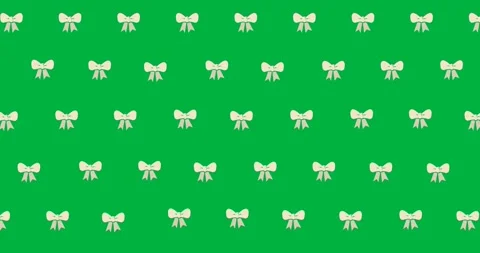 Multiple bow tie icons in seamless pattern against copy space on transparent Stock Footage 318338396